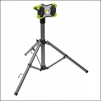 Sealey LED1500PBKIT Portable Floodlight & Telescopic Tripod 15W COB LED