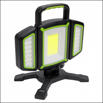 Sealey LED18WFL Rechargeable Flexible Floodlight 18W COB & 9W SMD LED