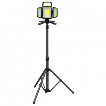 Sealey LED18WFLCOMBO Rechargeable Flexible Floodlight with Tripod