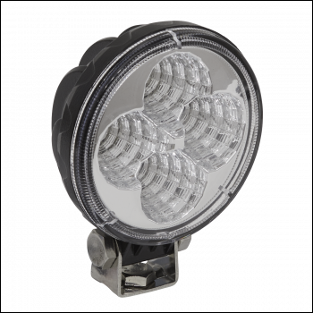 Sealey LED1R Mini Round Worklight with Adjustable Bracket 12W SMD LED