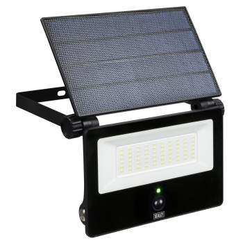 Sealey LED30S Extra-Slim Solar Floodlight with Wall Bracket 30W SMD LED