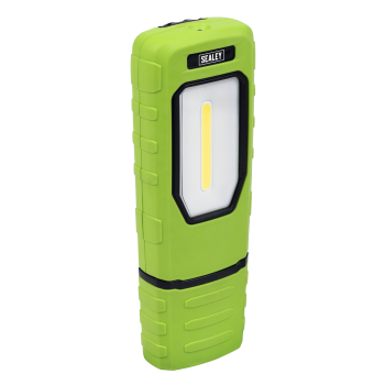 Sealey LED3601G Rechargeable 360° Inspection Light 5W COB & 1W SMD LED - Green