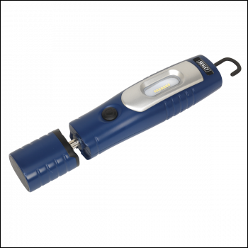 Sealey LED3602B Rechargeable 360° Inspection Light 4W & 3W SMD LED - Blue