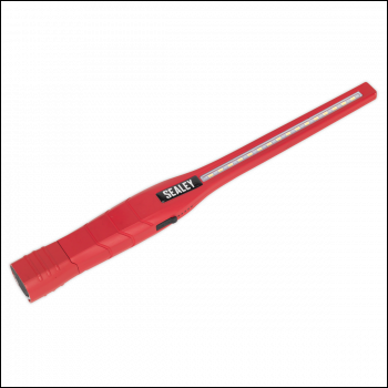 Sealey LED3604R Rechargeable 360° Slim Inspection Light 8W & 1W SMD LED - Red