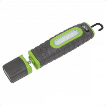 Sealey LED3606G Rechargeable 360° Inspection Light 15W & 3W SMD LED - Green