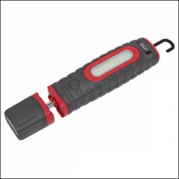 Sealey LED3606R Rechargeable 360° Inspection Light 15W & 3W SMD LED - Red