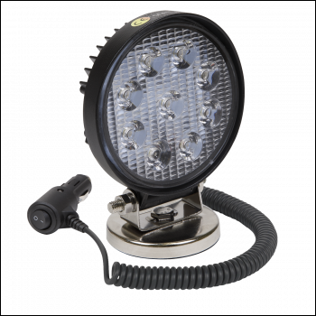 Sealey LED3RM Round Worklight with Magnetic Base 27W SMD LED