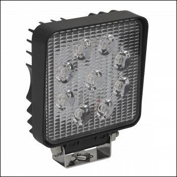 Sealey LED3S Square Worklight with Adjustable Bracket 27W SMD LED