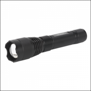 Sealey LED449 Aluminium Torch 10W SMD LED Adjustable Focus Rechargeable