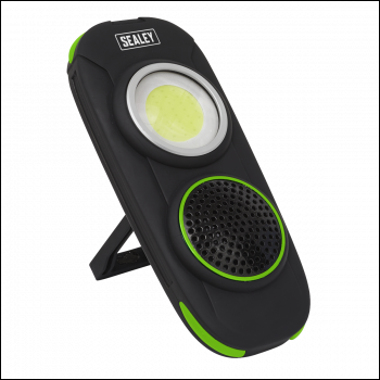 Sealey LED50WS Rechargeable Torch with Wireless Speaker 10W COB LED
