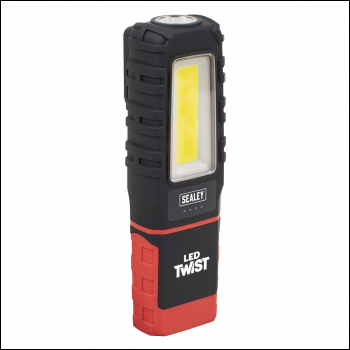 Sealey LED601 LED Twist Rechargeable Inspection Light 5W COB & 1W SMD