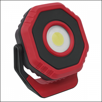 Sealey LED700PR Rechargeable Pocket Floodlight with Magnet 360° 7W COB LED - Red
