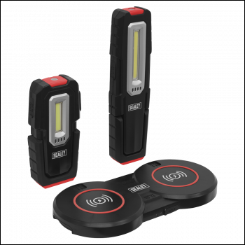 Sealey LEDWCBCOMBO4 Inspection Light with Double Wireless Charging Base 5W & 3W COB LED