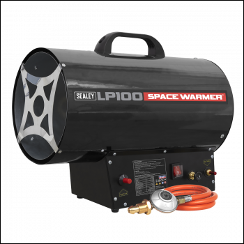 Sealey LP100 Space Warmer® Propane Heater 61,000-102,000Btu/hr(18-30kW)