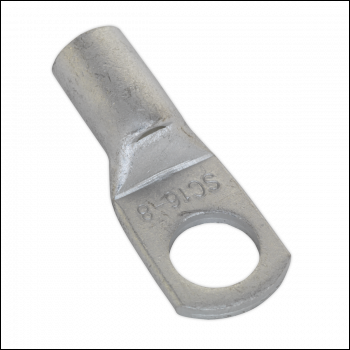 Sealey LT168 Copper Lug Terminal 16mm² x 8mm - Pack of 10