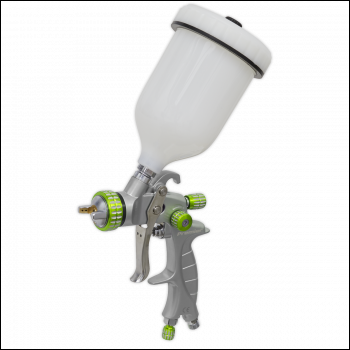 Sealey LVLP01 Premier Professional LVLP Gravity Feed Spray Gun 1.4mm Set-Up