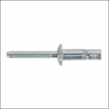 Sealey MB6323 Zinc Plated Steel Structural Rivet 6.3 x 23mm - Pack of 100