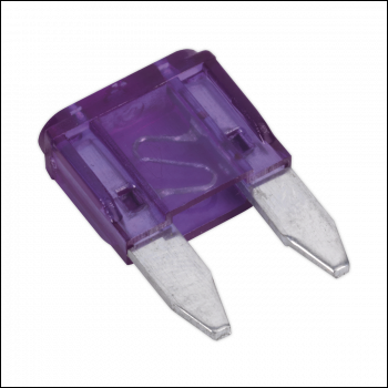 Sealey MBF350 Automotive MINI Blade Fuse 3A - Pack of 50