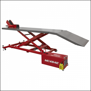 Sealey MC454E 12V Electro/Hydraulic Motorcycle Lift 450kg Capacity