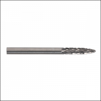Sealey MCB006 Micro Carbide Burr Ball Nose Tree - Pack of 3