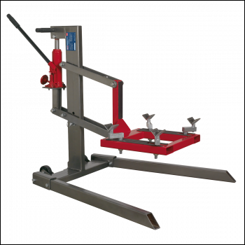 Sealey MCL500 Single Post Hydraulic Portable Motorcycle Lift 450kg Capacity