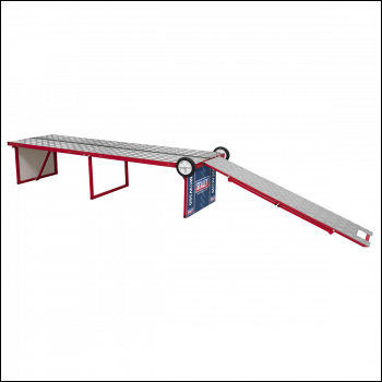 Sealey MCW360 Folding Motorcycle Workbench with Ramp 360kg Capacity
