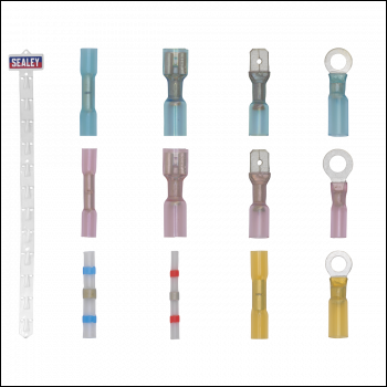 Sealey MHSTSET Clip Strip Deal - Heat Shrink Terminals