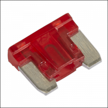 Sealey MIBF10 Automotive MICRO Blade Fuse 10A - Pack of 50