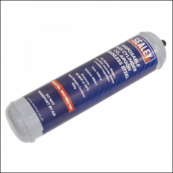 Sealey MIG/MIX/100 Disposable Carbon Dioxide/Argon Gas Cylinder 100g