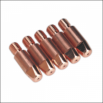 Sealey MIG917 Contact Tip 0.8mm MB25/36 - Pack of 5