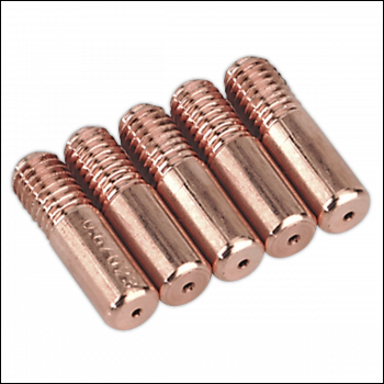 Sealey MIG952 Contact Tip 0.8mm MB14 - Pack of 5