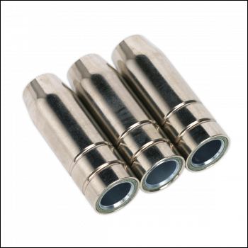 Sealey MIG955 Conical Nozzle MB15 - Pack of 3