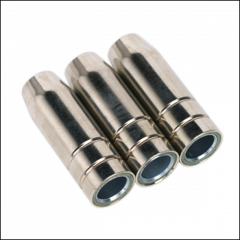 Sealey MIG955 Conical Nozzle MB15 Pack of 3