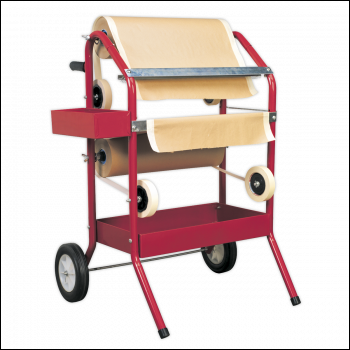 Sealey MK66 Masking Paper Dispenser Trolley 2 x 450mm Rolls