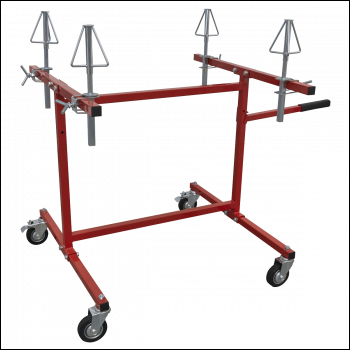 Sealey MK74 Alloy Wheel Repair/Painting Stand - 4-Wheel Capacity