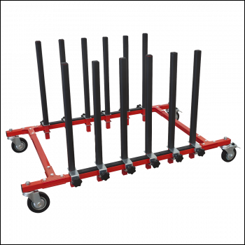 Sealey MK76 Mobile Storage Rack 5 Panel