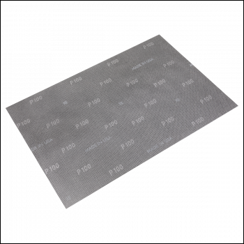 Sealey MOS1218100 Worksafe® 12 x 18 inch  Mesh Orbital Screen Sheets 100Grit - Pack of 10