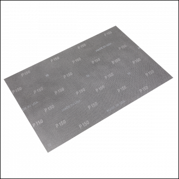 Sealey MOS1218150 Worksafe® 12 x 18 inch  Mesh Orbital Screen Sheets 150Grit - Pack of 10