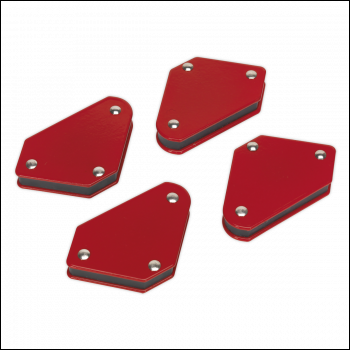 Sealey MQC944 Magnetic Quick Clamp Set 4pc