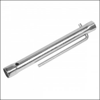 Sealey MS157 Long Reach Double End Spark Plug Box Spanner with L-Bar 16/18mm