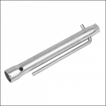 Sealey MS160 Long Reach Double End Spark Plug Box Spanner with L-Bar 14/16mm