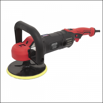 Sealey MS925PS 180mm Rotary Variable Speed Sander/Polisher 1400W/230V