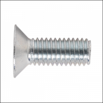 Sealey MSC820 Zinc Plated Countersunk Pozi Machine Screw M8 x 20mm - Pack of 50