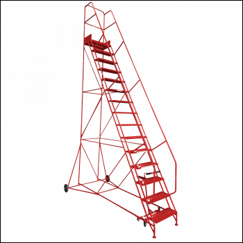 Sealey MSS15 Mobile Safety Steps 15-Tread