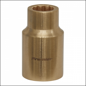 Sealey NS044 Premier Non-Sparking Socket 1/2 inch Sq Drive 11mm