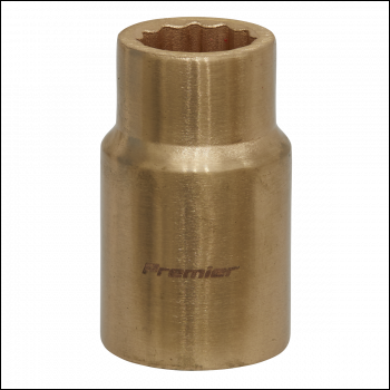 Sealey NS046 Premier Non-Sparking Socket 1/2 inch Sq Drive 13mm