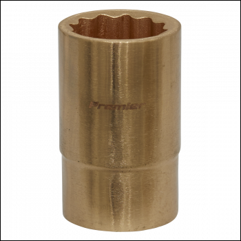 Sealey NS051 Premier Non-Sparking Socket 1/2 inch Sq Drive 18mm