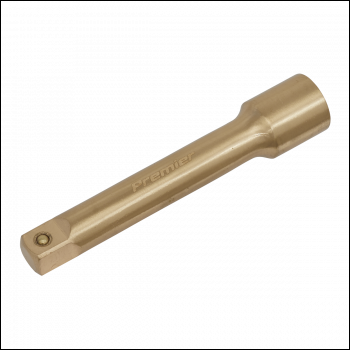 Sealey NS063 Premier Non-Sparking Extension Bar 1/2 inch Sq Drive 125mm