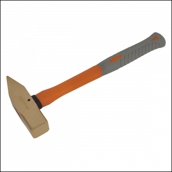 Sealey NS079 Premier Non-Sparking Cross Pein Engineer's Hammer 2.2lb