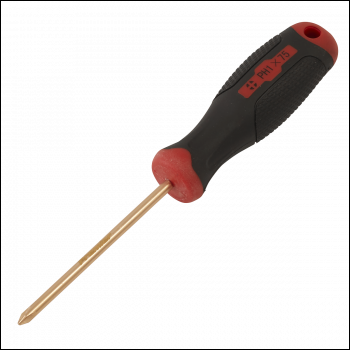 Sealey NS096 Screwdriver Phillips #1 x 75mm - Non-Sparking